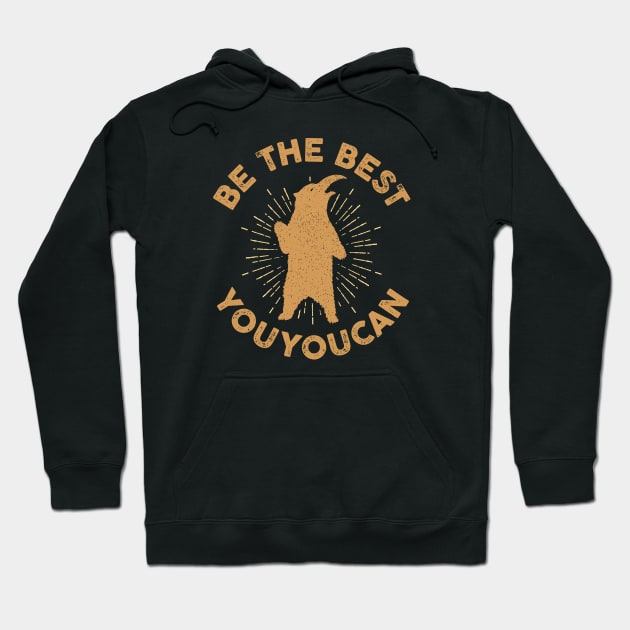 Be The Best Youyoucan - You You Can - Circle Hoodie by Barn Shirt USA